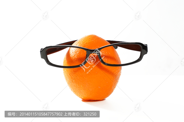 眼鏡框,橙子