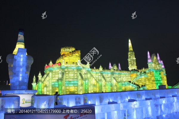 冰雪大世界冰燈