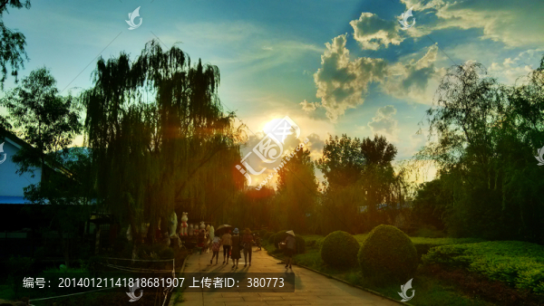 西昌,邛海,小漁村