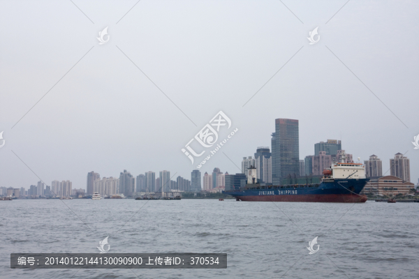 上海外灘,外灘港口,浦江,碼頭
