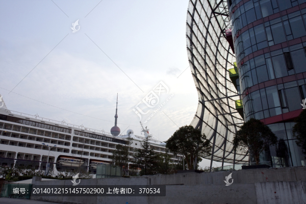 上海外灘,外灘港口,浦江,碼頭