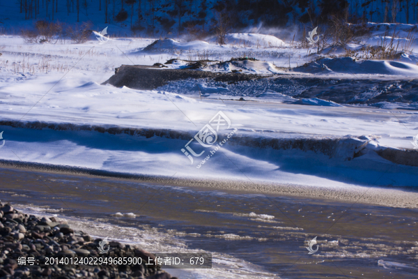 河流,,冰雪融化