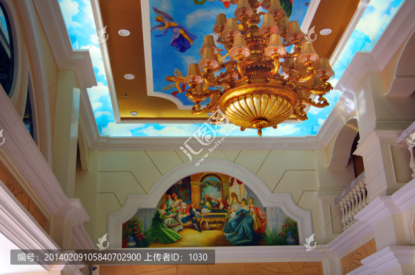 酒店,大堂,吊燈