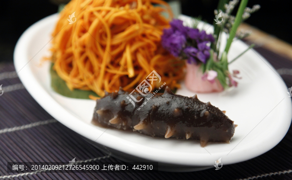 蟲草花拌遼參