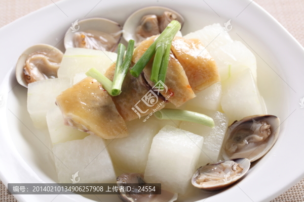 冬瓜海味炆天然雞