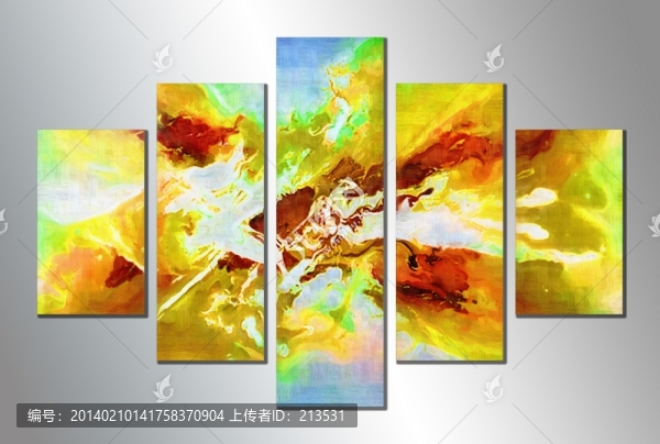 無框畫,組合畫,抽象畫