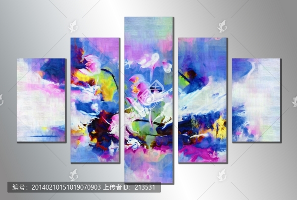 無(wú)框畫,抽象畫,多拼畫,裝飾畫