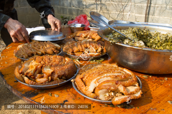 農(nóng)村婚禮,扣肉