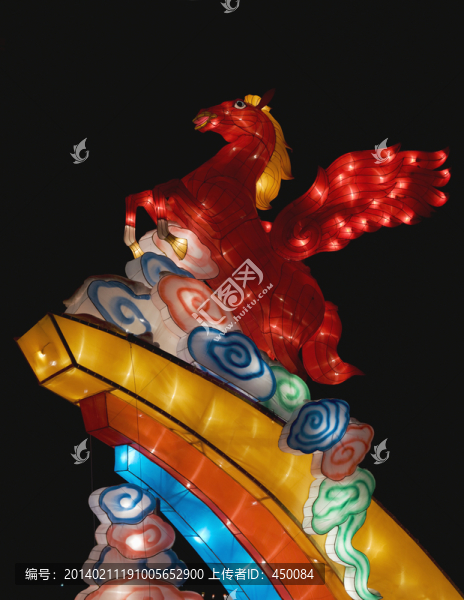 花燈,天馬騰飛,元宵節(jié),新春