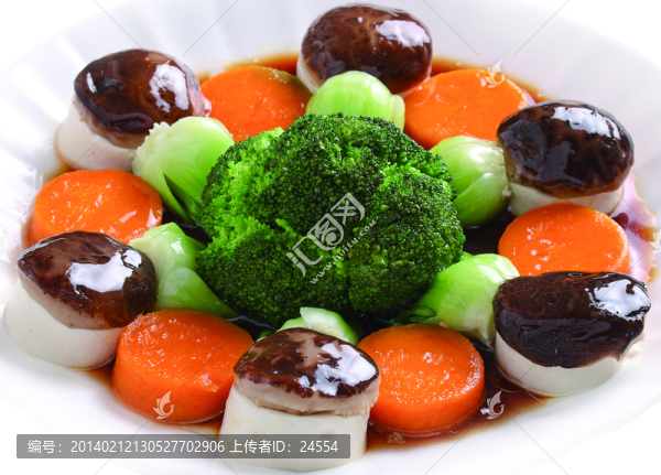 清蒸四寶蔬