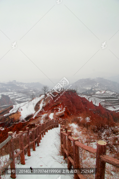 紅石谷雪景