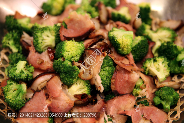 花菜炒臘肉
