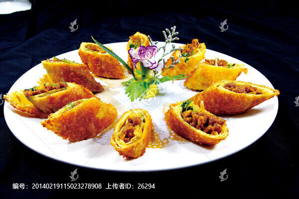 酥皮鴨肉卷