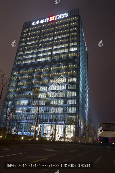 上海,陸家嘴,夜景,高層建筑