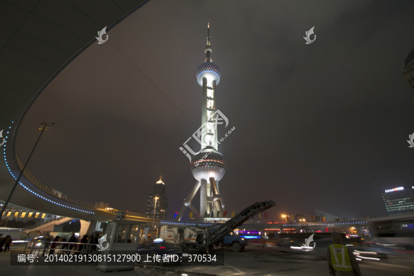 上海,陸家嘴,夜景,東方明珠