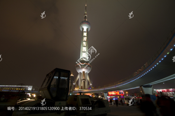 上海,陸家嘴,夜景,東方明珠