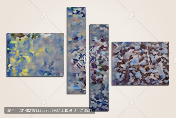 抽象油畫