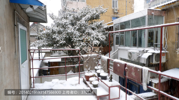 雪景,民居,百姓生活,庭院