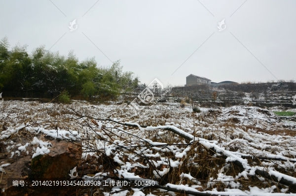 農(nóng)村雪地