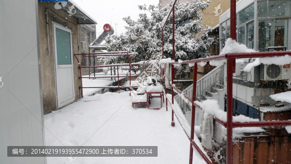 雪景,民居,百姓生活,庭院