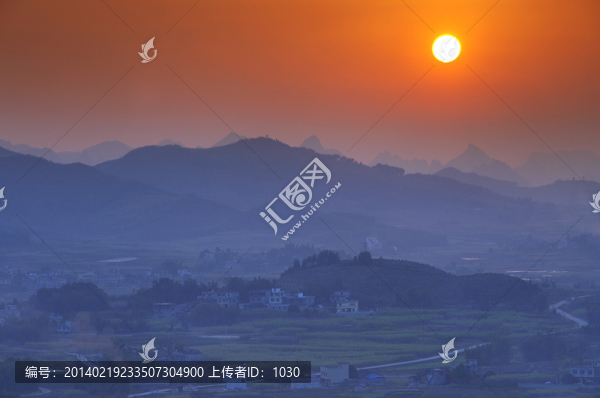 鄉(xiāng)村夕陽