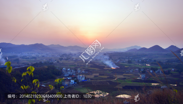 鄉(xiāng)村夕照圖