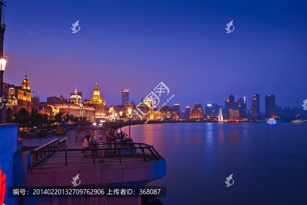 上海外灘夜景,上海外灘,外灘