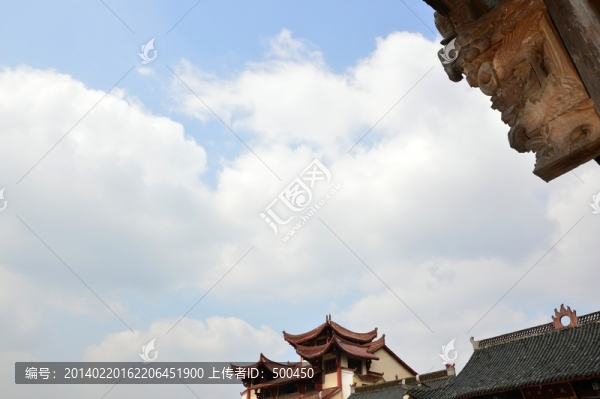 古建筑,天空