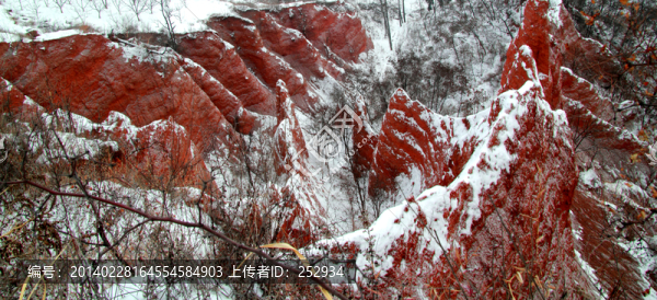 風(fēng)雪紅石谷