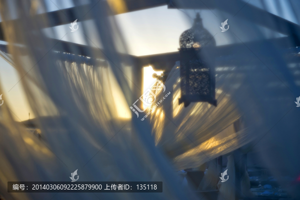 迪拜沙漠露天晚宴