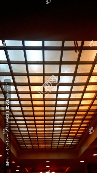 木框吊頂,木方格吊頂