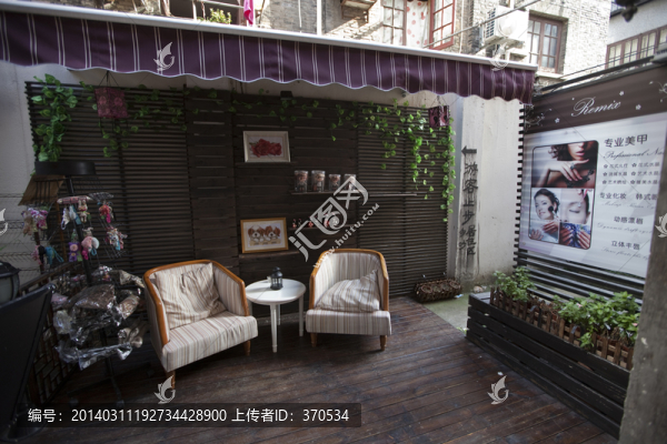 上海,田子坊,休閑場所,沙發(fā)