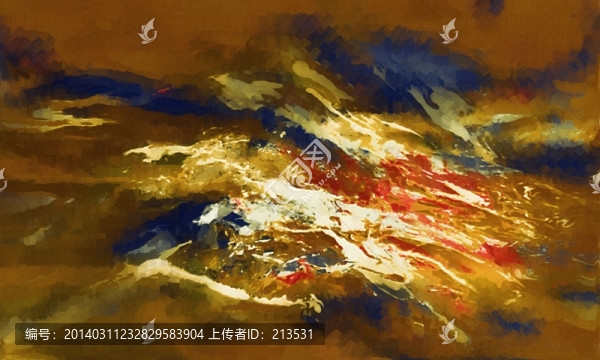 色塊畫,抽象畫