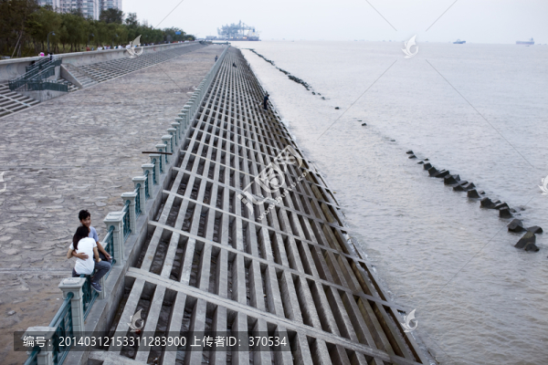 海堤,河堤,堤壩,港口,上海