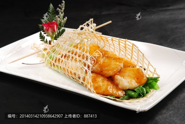 蔥鮮銀鱈魚