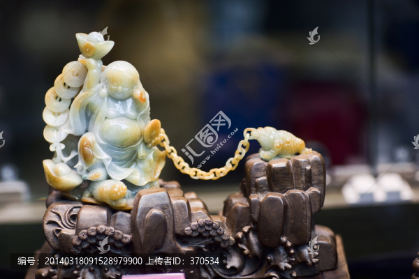 上海,櫥窗,古玩市場,玉雕