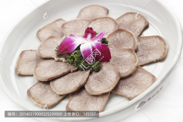 韓式烤牛舌食材