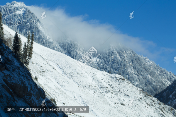 雪山,高原