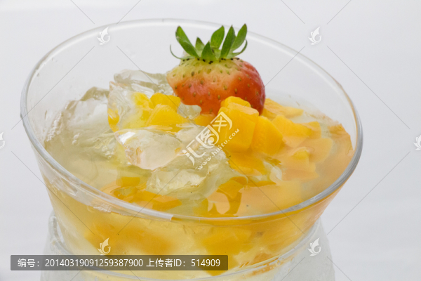 黃桃綠茶果汁