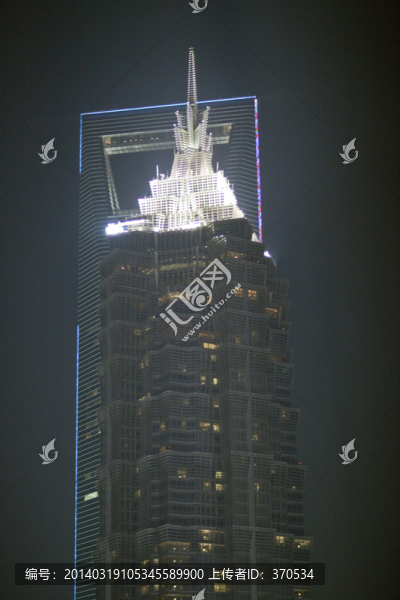 上海,浦東,現(xiàn)代建筑,夜景