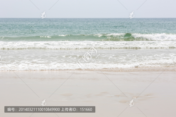 海沙灘