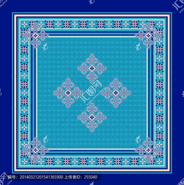 圍巾花型