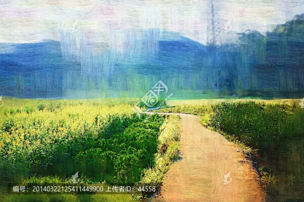 抽象畫,路