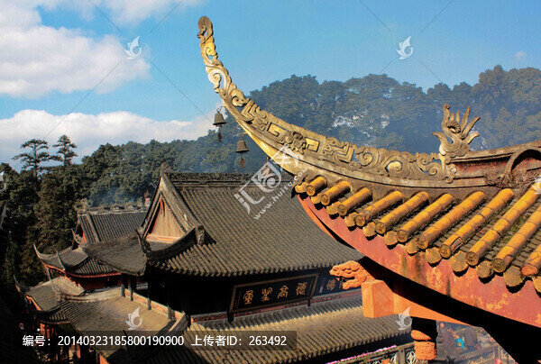 云峰寺樓角