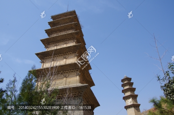西安長(zhǎng)安華嚴(yán)寺雙塔