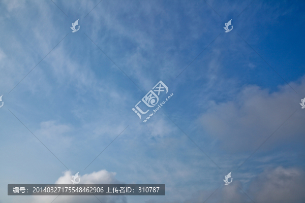 素材配圖,藍天白云