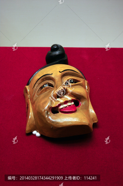 歪嘴秦童面具