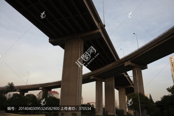 上海,都市,現(xiàn)代建筑,立交橋