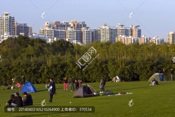 上海,浦東,世紀公園,休閑場所