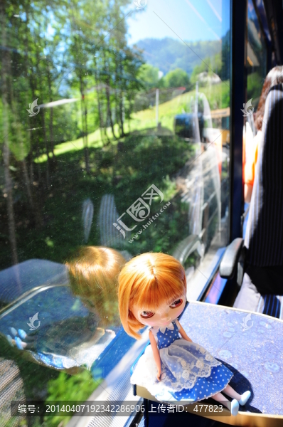 列車上的小布Blythe